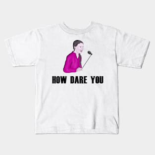 Greta Thunberg UN Speech Climate Change Kids T-Shirt